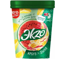 Ekzo мороженое молочное Арбуз-Дыня с кусочками дыни