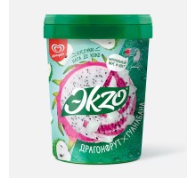 Ekzo мороженое молочное Драгонфрут с кусочками Ната де Коко